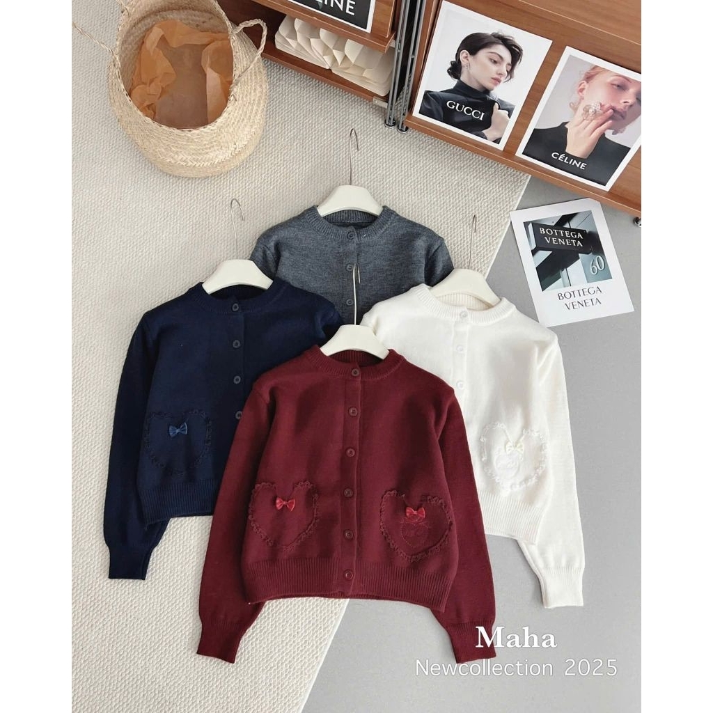 AOA KHOÁC LEN TÚI TIM HÀNG QC