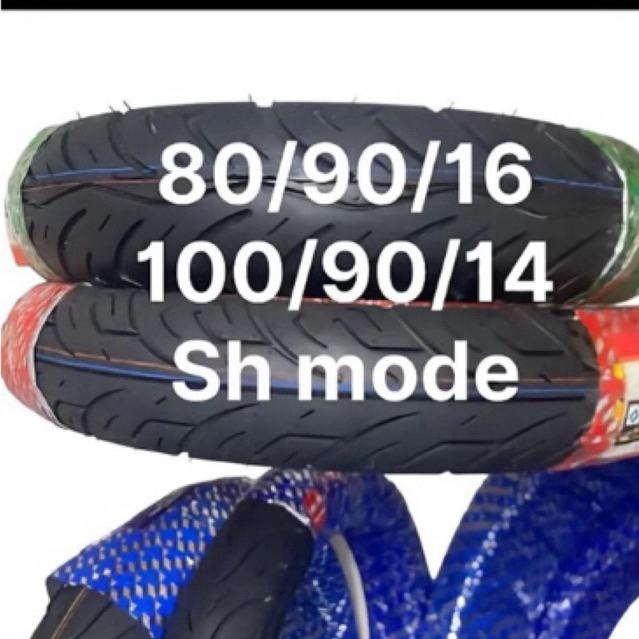 Lốp xe sh Mode thông số 80/90/16 và 100/90/14 Dplus