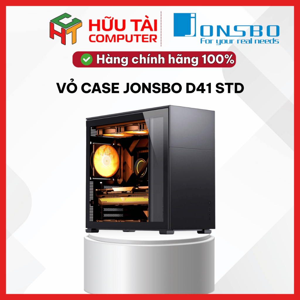VỎ CASE JONSBO D41 STD ( MID TOWER | MÀU ĐEN)