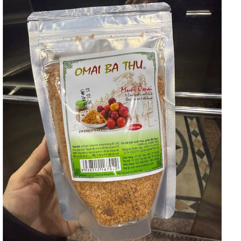 Muối Ô Mai Bà Thu chấm hoa quả đỉnh