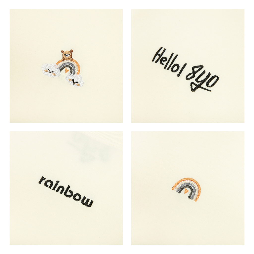 Áo Baby Tee Thêu 8YO RAINBOW Cotton Mềm Mịn Mát - Áo Baby Tee Local Brand Chính Hãng | BigBuy360 - bigbuy360.vn