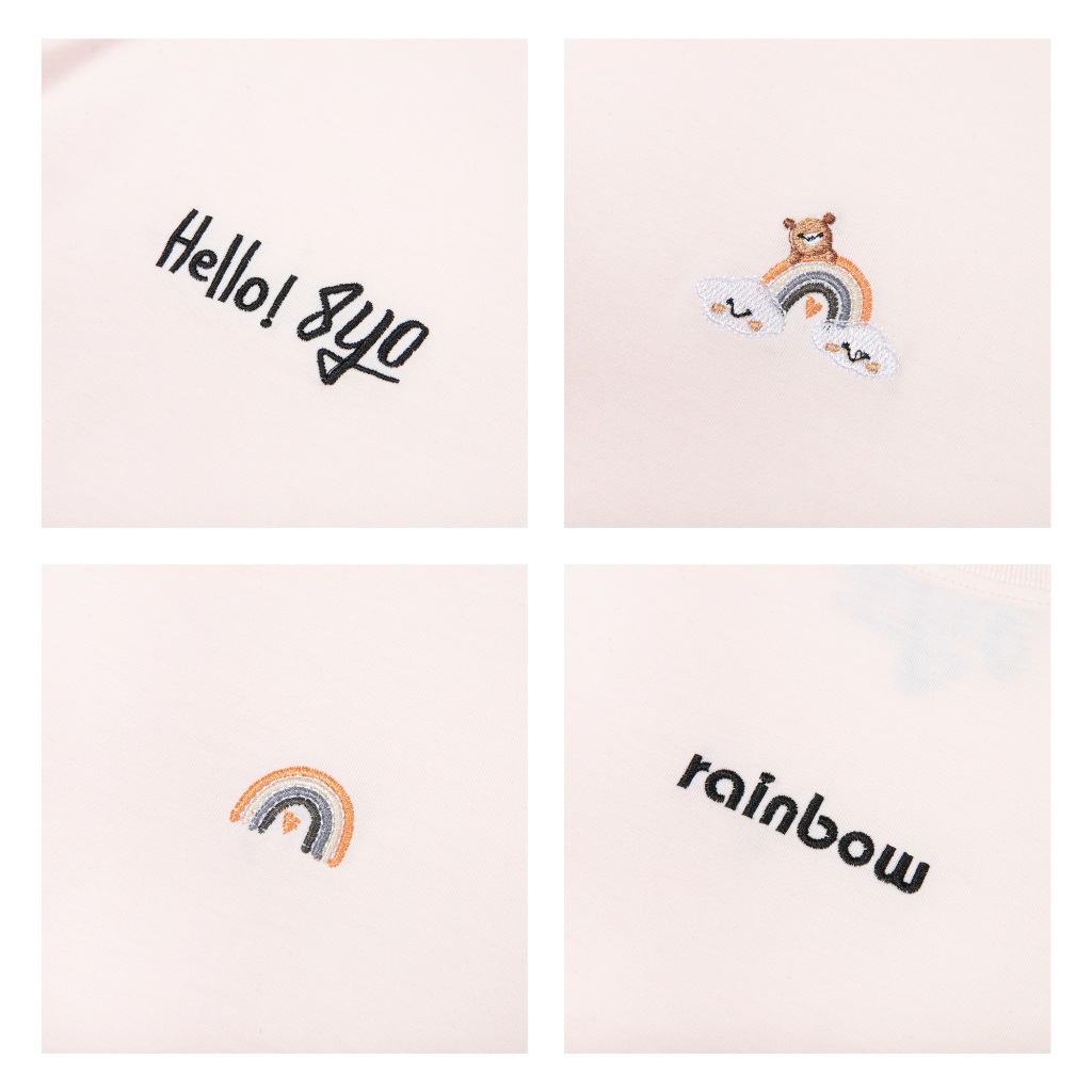 Áo Baby Tee Thêu 8YO RAINBOW Cotton Mềm Mịn Mát - Áo Baby Tee Local Brand Chính Hãng | BigBuy360 - bigbuy360.vn