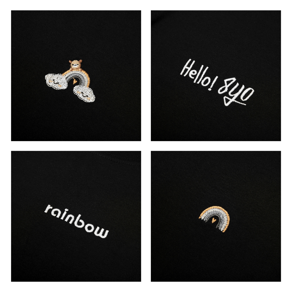 Áo Baby Tee Thêu 8YO RAINBOW Cotton Mềm Mịn Mát - Áo Baby Tee Local Brand Chính Hãng | BigBuy360 - bigbuy360.vn