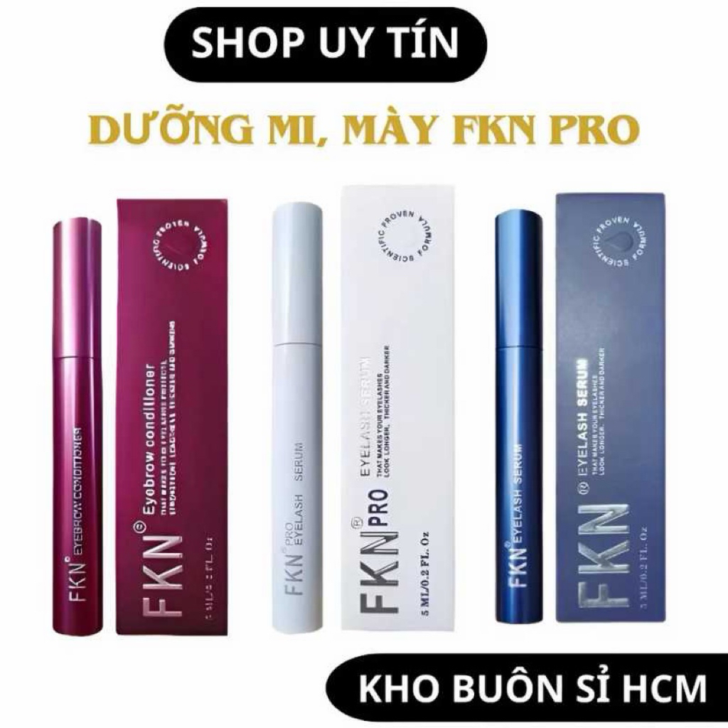 Dưỡng Mi Dưỡng Mày FKN Giúp Mi Dài, Dày Cong Vút Sau Một Liệu Trình