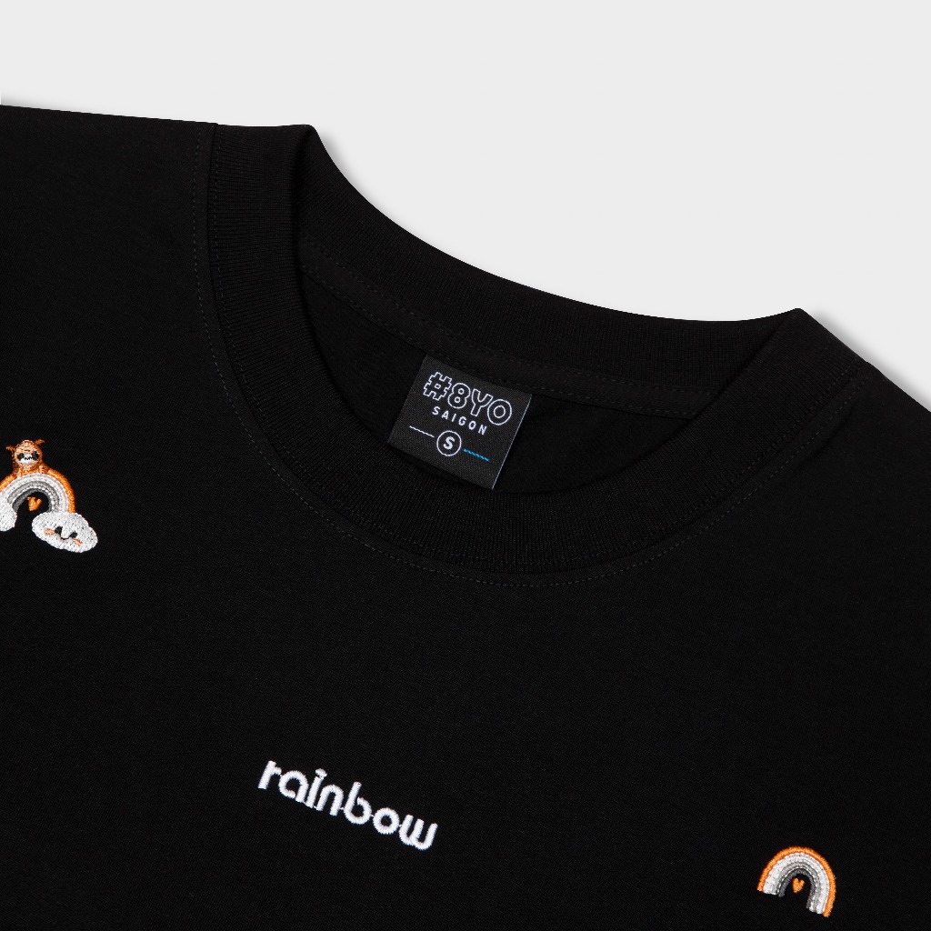 Áo Baby Tee Thêu 8YO RAINBOW Cotton Mềm Mịn Mát - Áo Baby Tee Local Brand Chính Hãng | BigBuy360 - bigbuy360.vn
