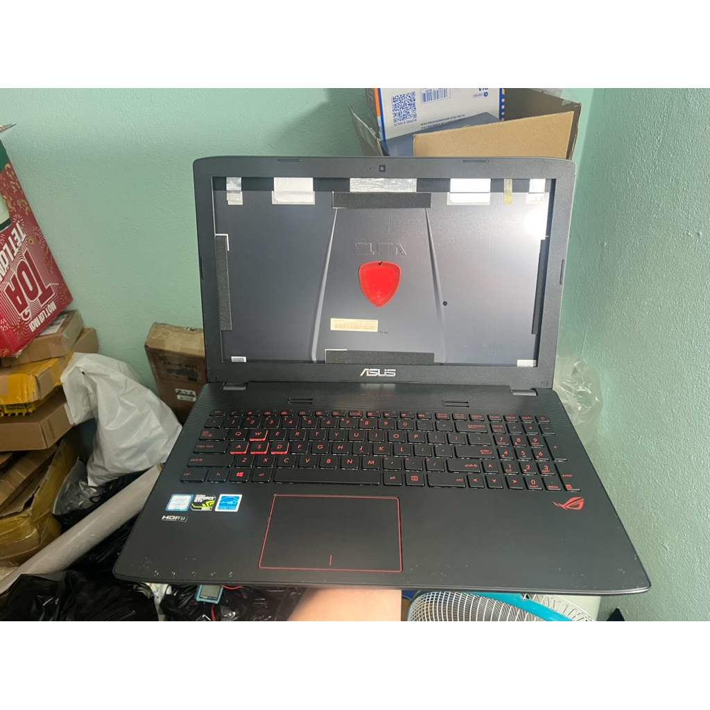 bán full bộ vỏ laptop asus Gaming GL552VW gen 6 , cổng TYPC - HDMI , hàng cũ , bóc máy