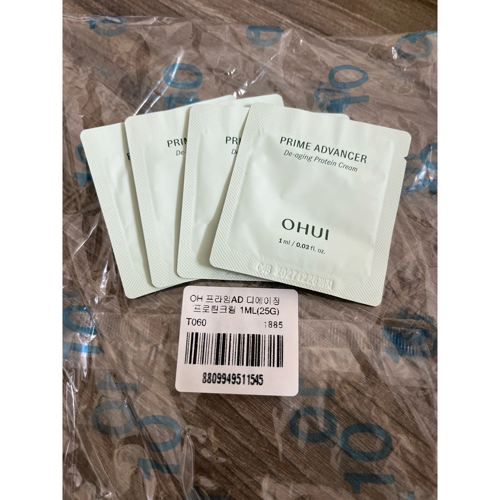 [ set 60 gói ] kem ohui xanh kem dưỡng ohui xanh, kem ohui prime căng bóng da chống lão hóa với công