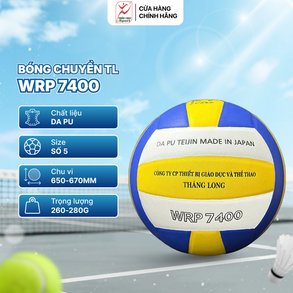 Bóng chuyền Thăng Long VB7400 chịu lực tốt, phù hợp trong các giải đấu chuyên nghiệp, phong trào | T