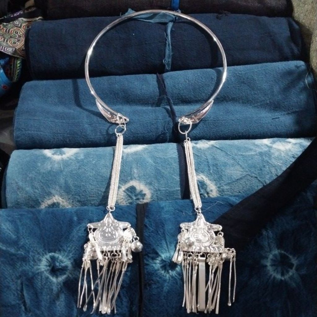 kiềng cổ mạ bạc