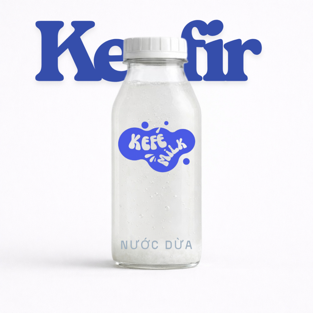 Nước Dừa Kefir KEFÉ Milk | Kefir Dừa Tươi | Thanh Mát | Dễ Uống