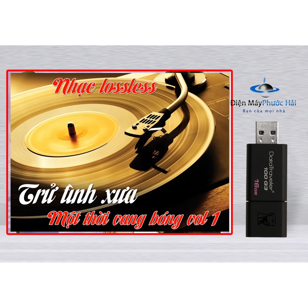USB nhạc tiếng Lossless 16G : Nhạc xưa chọn loc nhiều ca sỹ vol 1