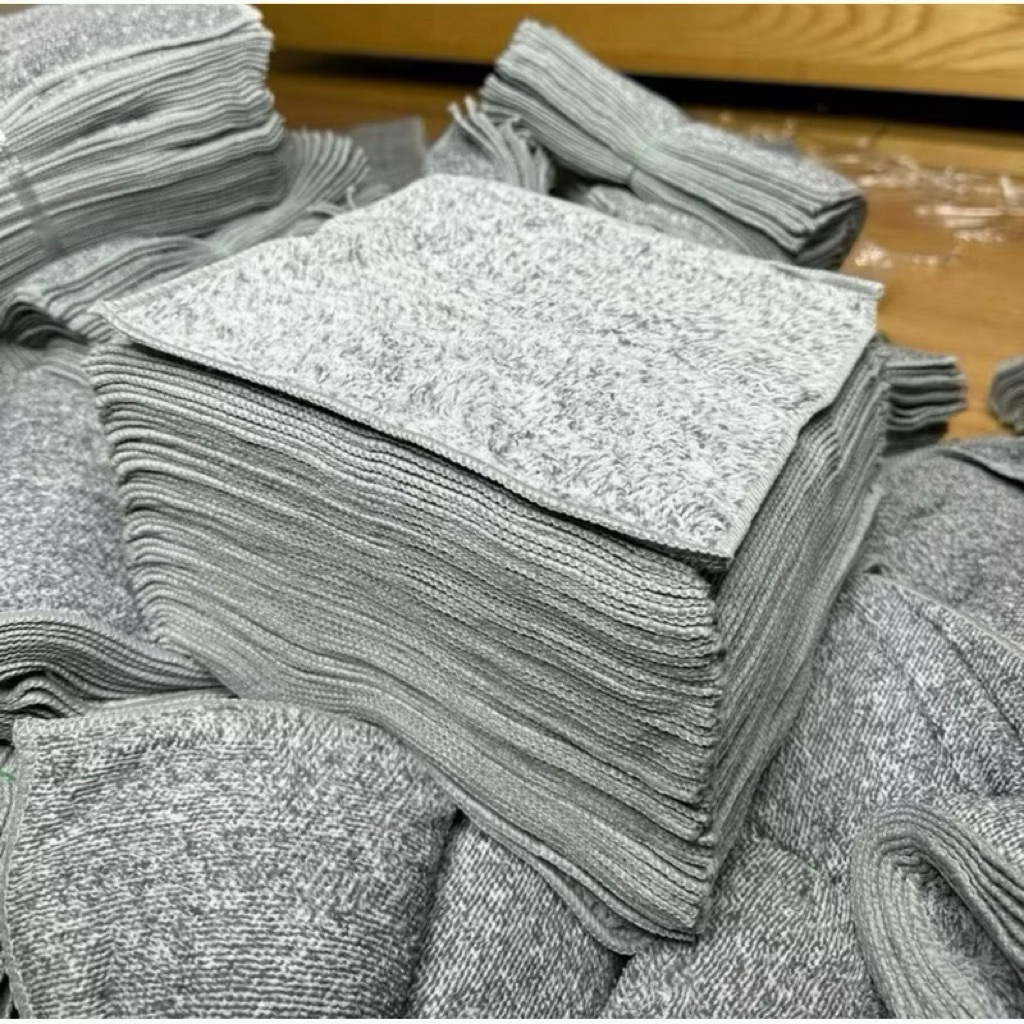 [ Hỏa Tốc ] Combo 50 20x20cm khăn lau bếp đa năng 2 mặt than tre siêu mềm hút nước tốt.