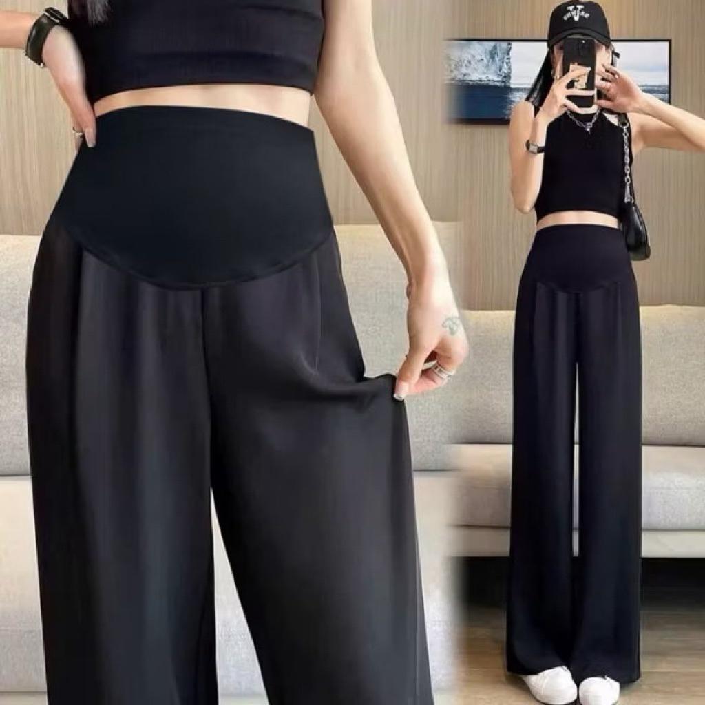 Quần Bầu Dáng Suông Thời Trang, Hàng Thiết Kế Chuẩn Mềm Đẹp Mát Lịm - QD22