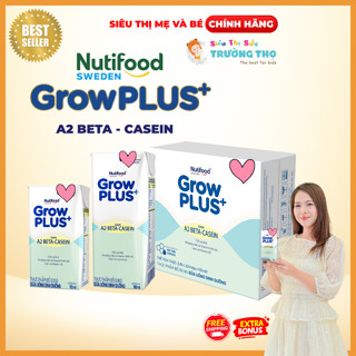 Thùng 24 Hộp Sữa Pha Sẵn GrowPLUS Đạm A2 Beta-Casein Giúp Bé Tiêu Hóa Khỏe (110ml/180ml)