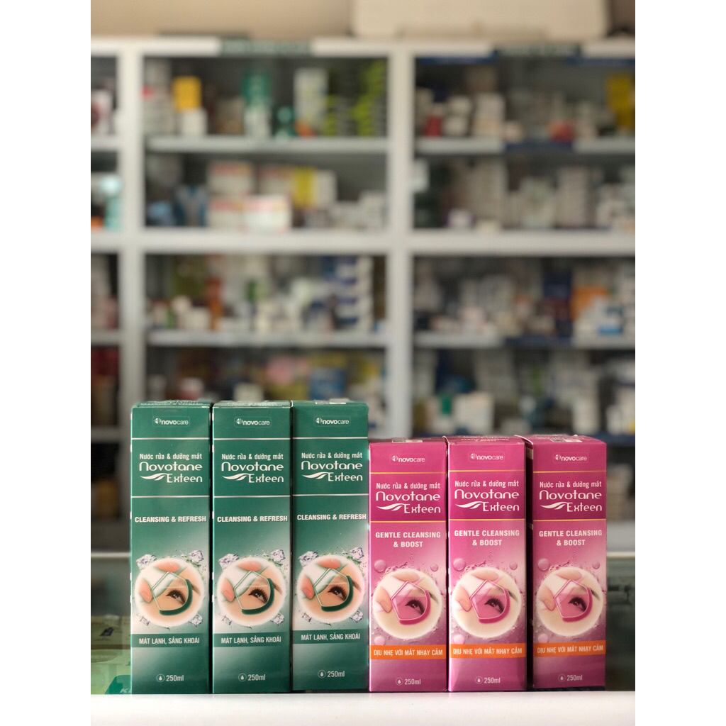 Nước Rửa & Dưỡng Mắt Novotane
