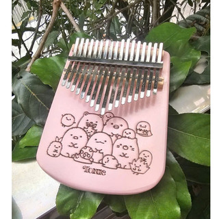 TẶNG Một gói 50 miếng sticker KHI MUA Đàn Kalimba 17 Phím CBS17K Cute  Âm Thanh Trong Trẻo, Tặng Trọn Bộ Phụ Kiện