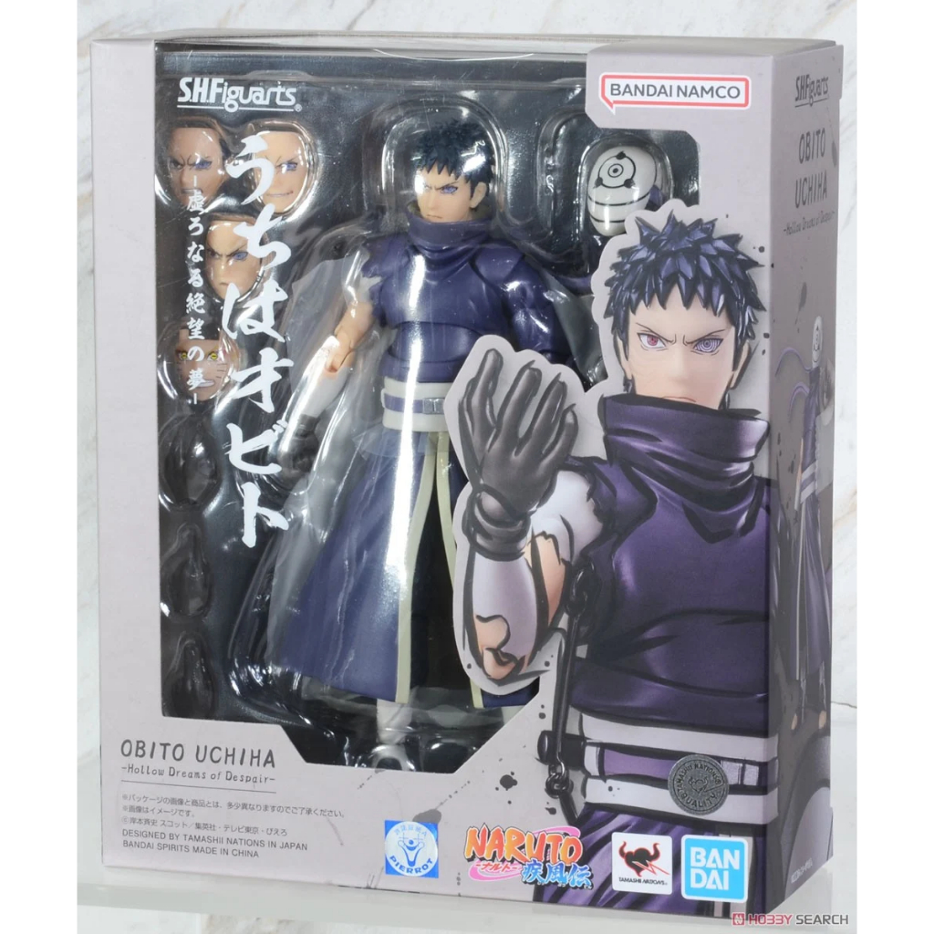 (Có sẵn- Hoả tốc) Mô hình SHF Obito Uchiha SHF NARUTO Chính Hãng Bandai