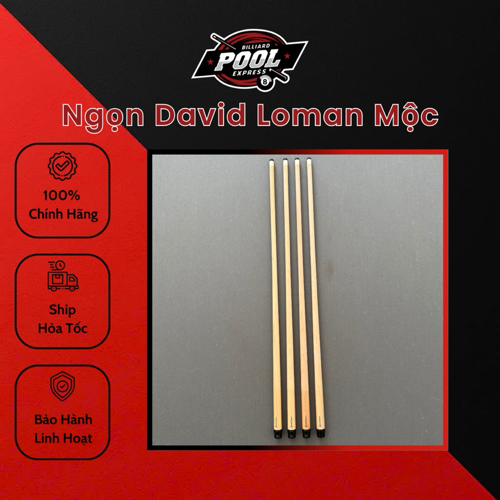 Ngọn cơ bida David Loman Mộc công nghệ Classic ( Chính Hãng )