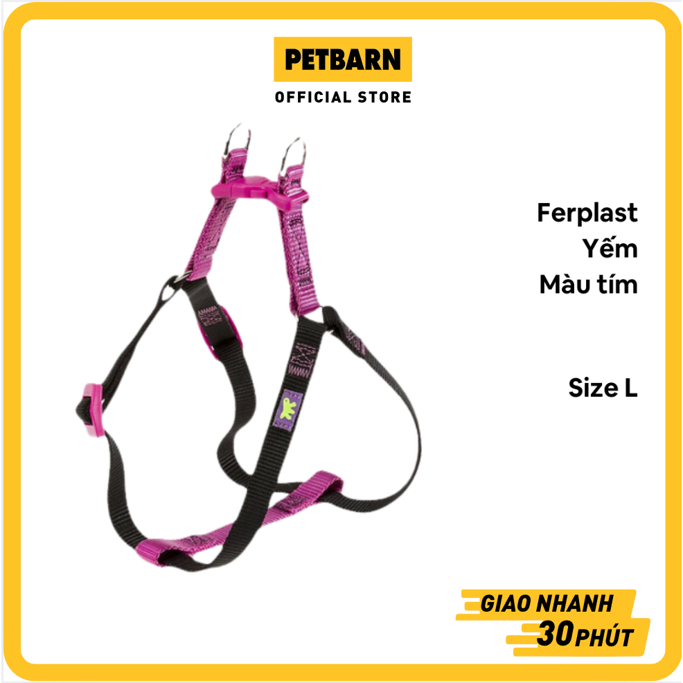 Yếm Ferplast Club Màu tím - Size L  PETBARN