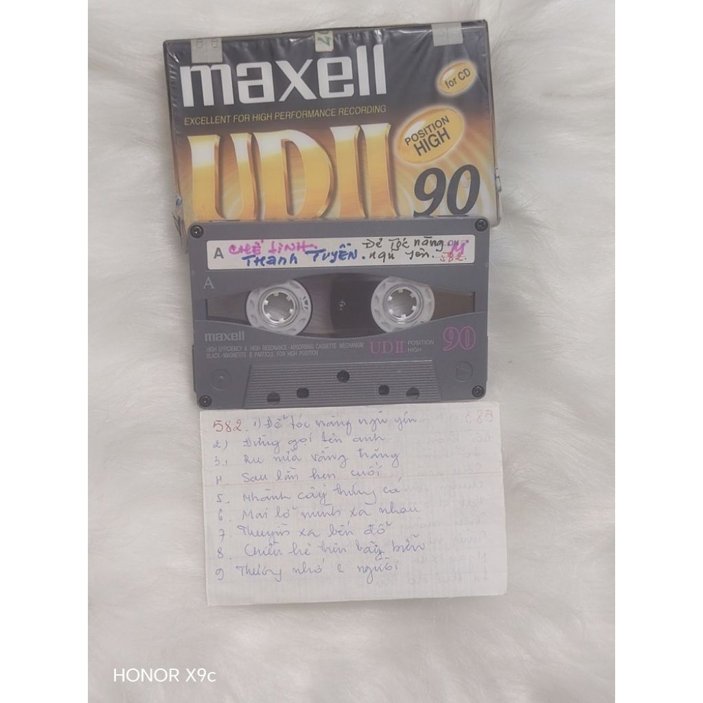 Băng cassette Maxell UDI 90 – Thanh Tuyền (băng thu / băng sang)