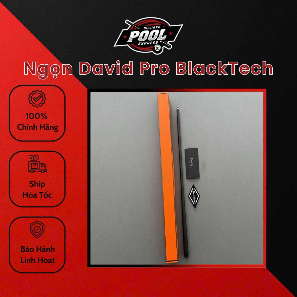 Ngọn cơ bida David Loman Pro BlackTech ( Chính Hãng )