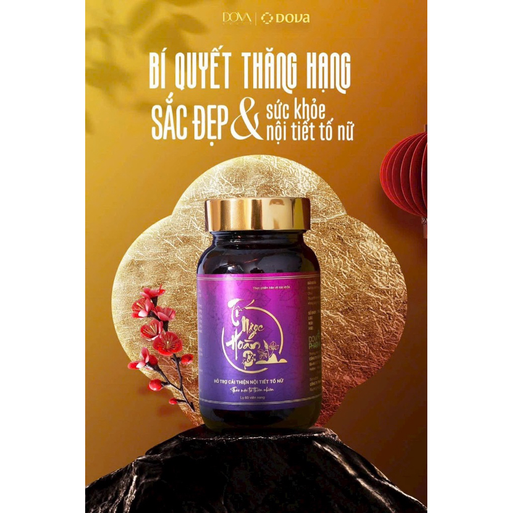 Tố Ngọc Hoàn Plus+ Viên uống bổ sung nội tiết tố nữ giúp làm đẹp da dáng thon gọn, hạn chế lão hóa d