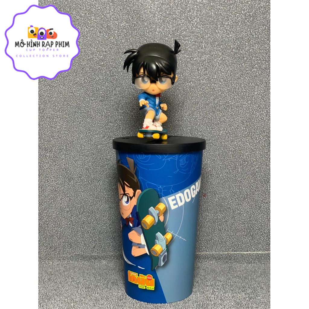 (HÀNG ORDER) LY NƯỚC KÈM TOPPER PHIM DETECTIVE CONAN