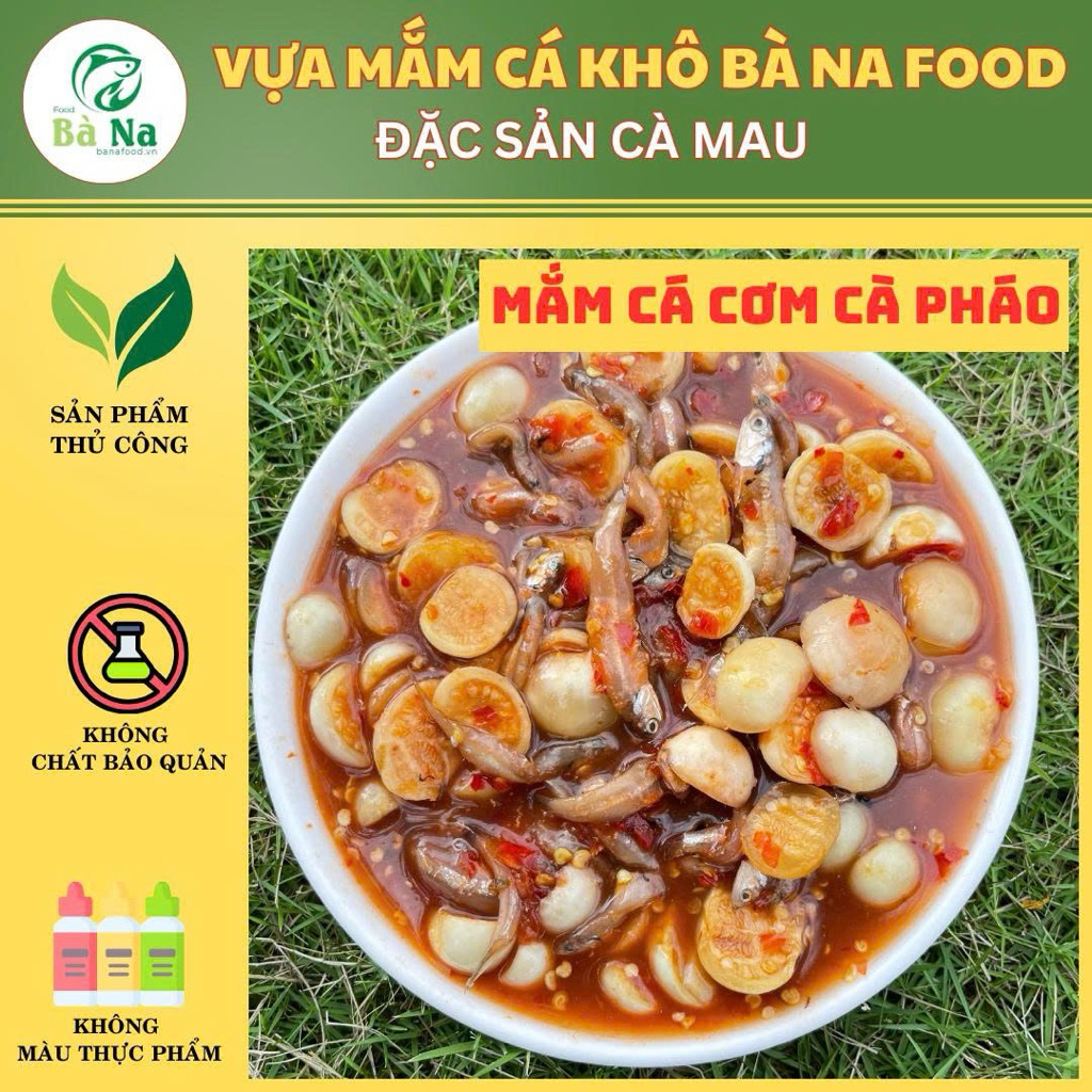 Mắm cá cơm trộn cà thơm ngon xuất sắc - Nhà Làm - Bà Na Food