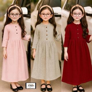 Sét Váy Len Xòe, Đầm Tăm Len Xòe, Đầm Dáng Dài Cho Bé Gái Sang Trọng Mềm Mịn Cho Bé Từ 8-35kg