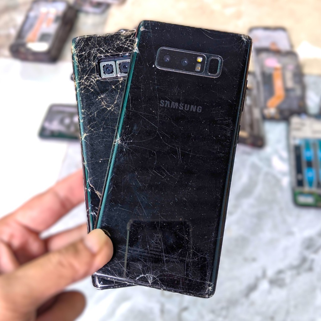 Cụm xác Samsung Note 8 (SM-N950) hư màn,main zin bao sống - Mainboard Samsung Note 8