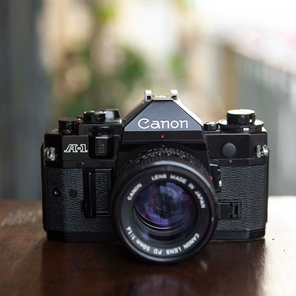 CANON A1 (BLACK/ SERI 1885009) - FD 50MM F/1.4 [SLR/135mm]