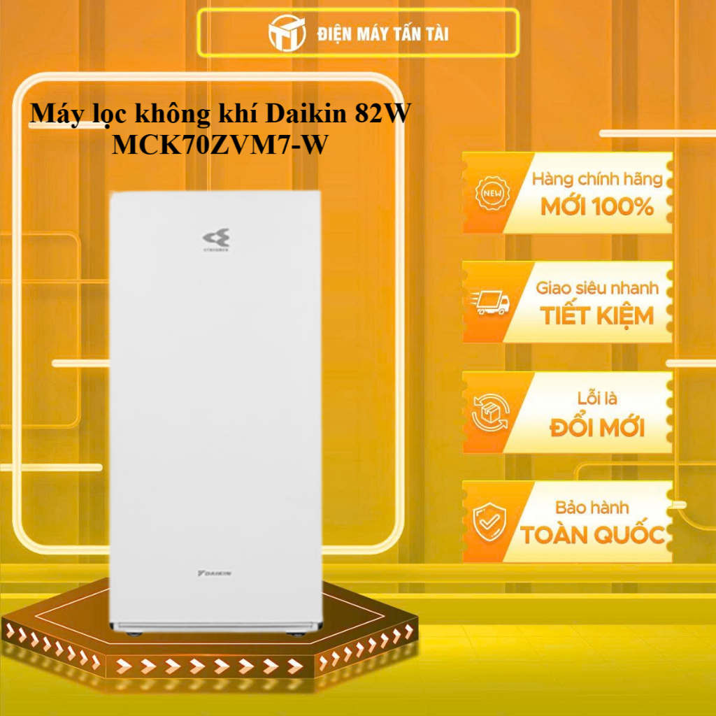 MCK70ZVM7-W - Máy lọc không khí Daikin 82W MCK70ZVM7-W - GIAO TOÀN QUỐC
