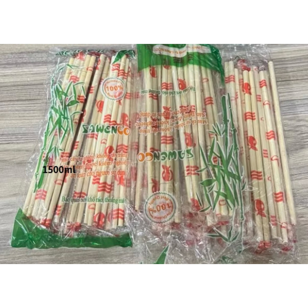 10 bịch (18 đôi đũa tre dùng 1 lần đẹp)