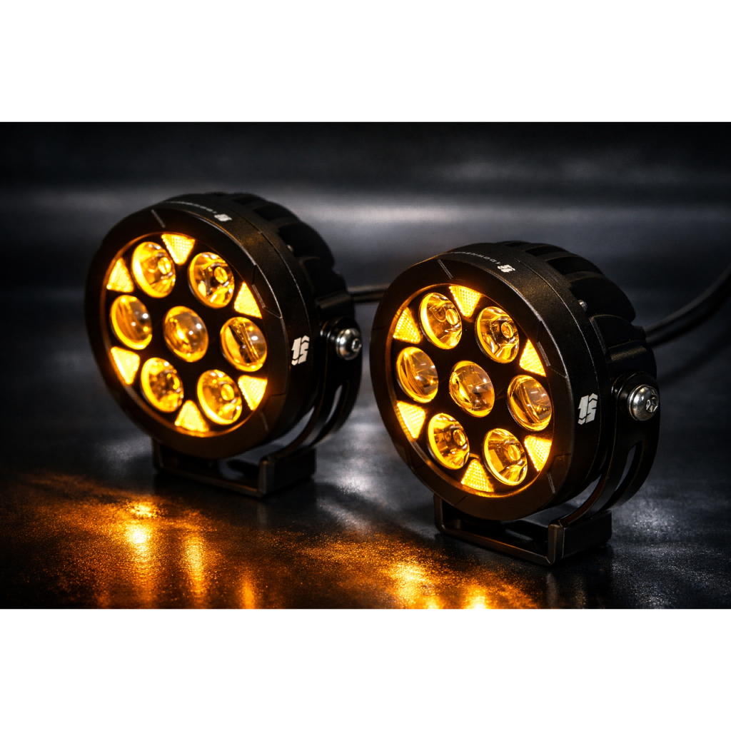 【1D5U】Đèn bi cầu trợ sáng RS7 Pro 240W 12v 24v ô tô xe máy