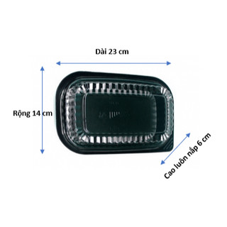 100 Hộp nhựa đựng cơm ht17 ( jb17)