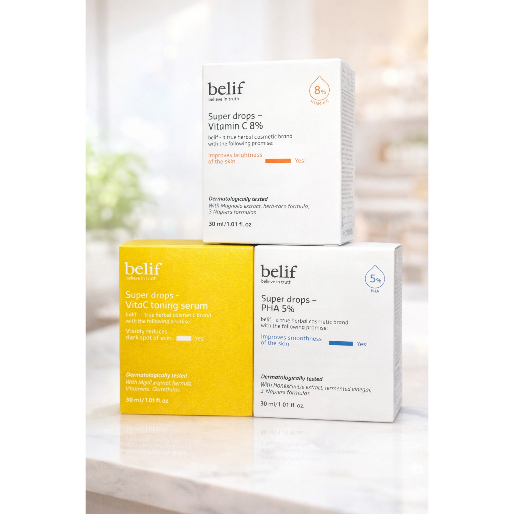 (Seung Thảo) Belif Super Drops Serum - Tinh chất dưỡng da Belif các dòng