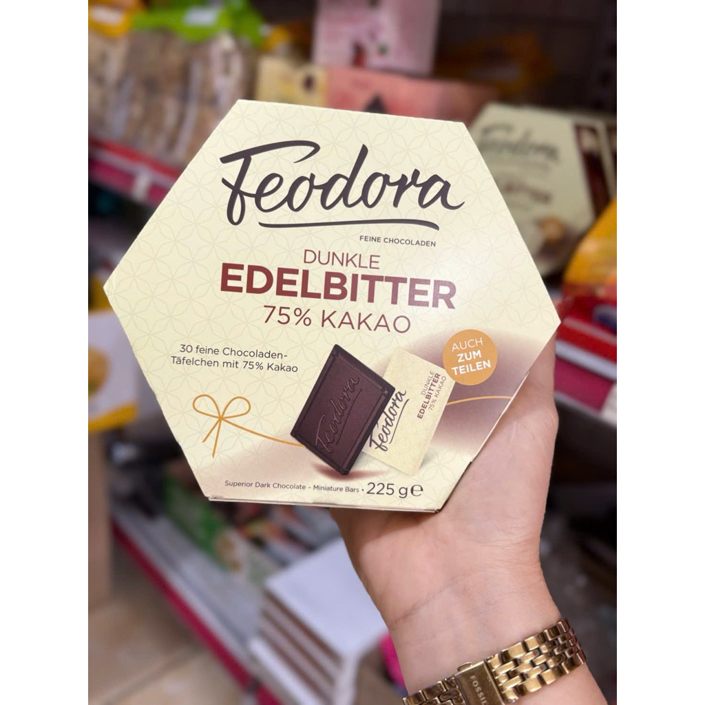 SOCOLA FEODORA DARK 75% CACAO 225G