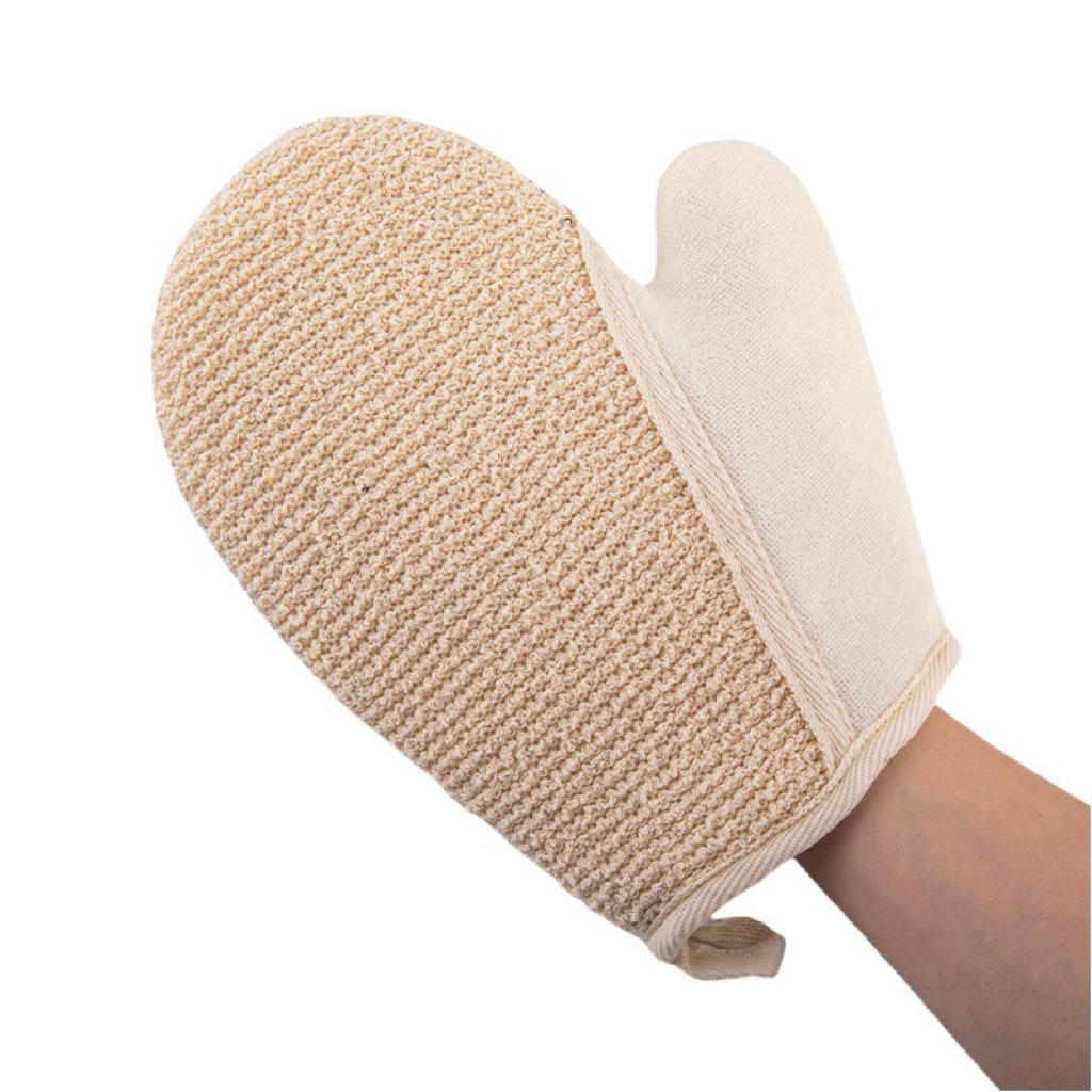 HCM🔥Găng Tay Tắm Tẩy Da Chết - Xỏ Ngón Tay Sợ Lanh - siêu êm ái cho da