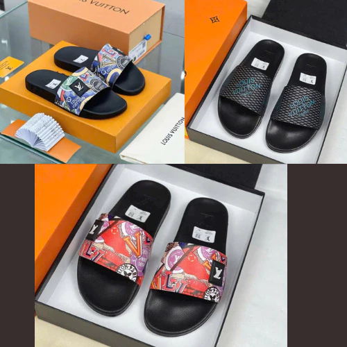 Dép LV Nam - Dép Nam LV Hoa Đế Cao Su cực nét , Đi Cực Êm Chân , Mẫu Hót 2025