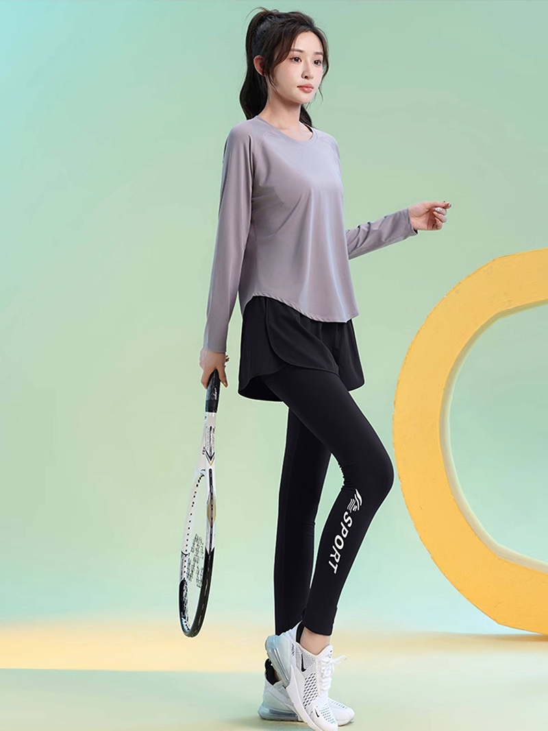 S618D — Set thể thao nữ dài tay phối lưới 3