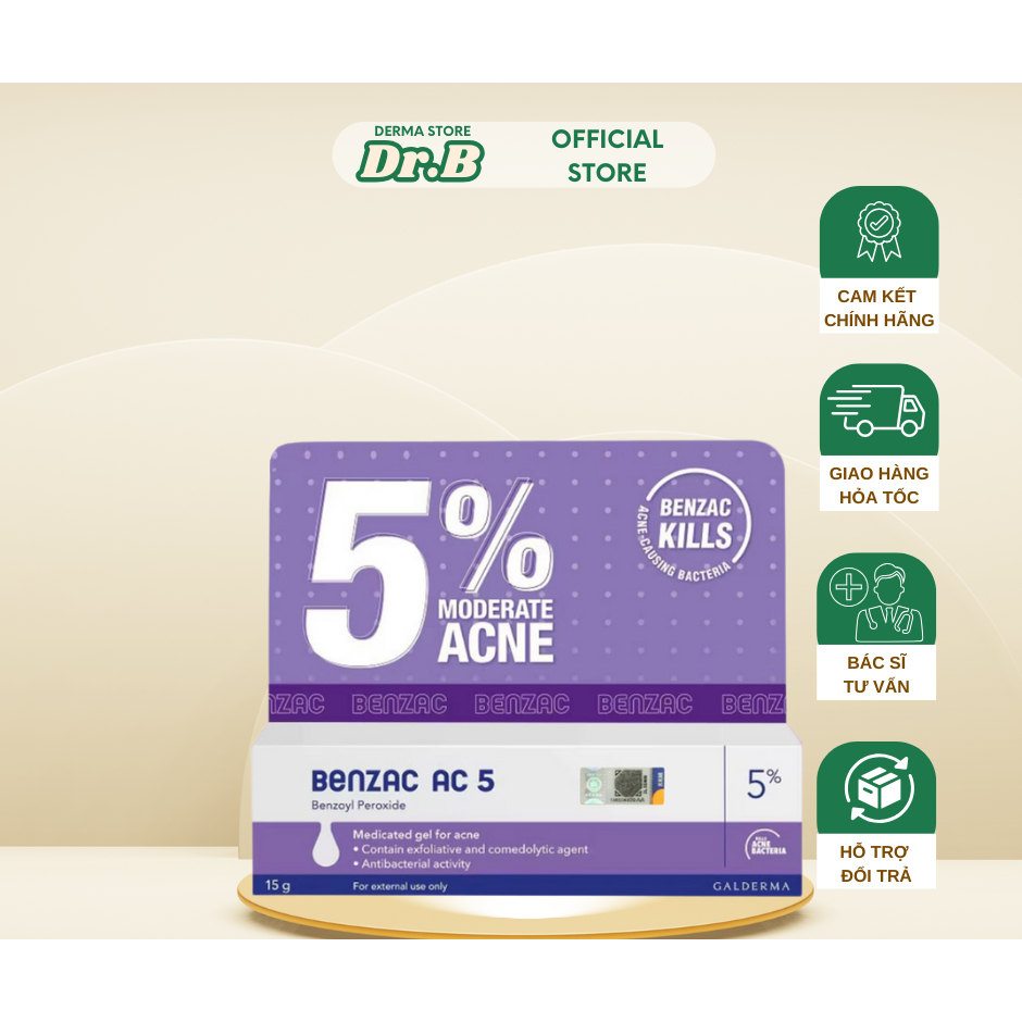Chấm Mụn AC BPO 5% Gel giảm mụn