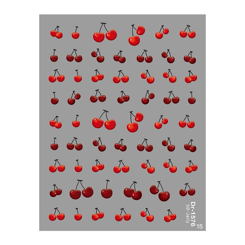 Sticker 5D cherry