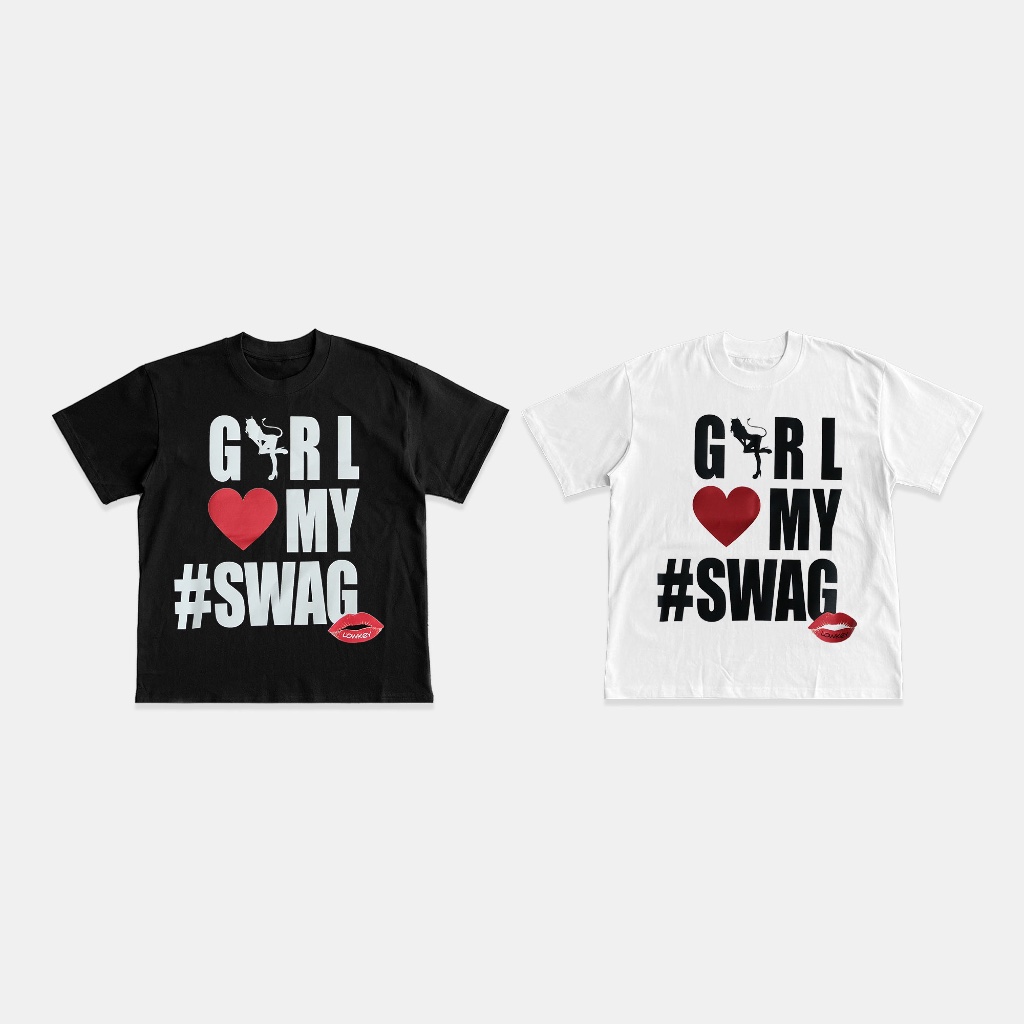 Áo Thun Ngắn LOWKEY Girl My Swag Tee 230gsm