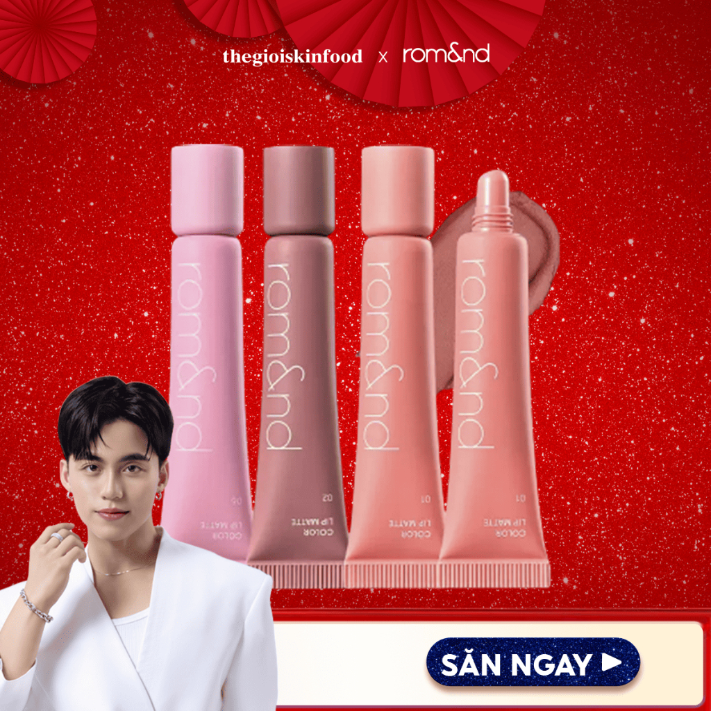 Son Bùn Romand Kiêm Má Hồng Mịn Lì Color Lip Matte 8g ThegioiSkinfood