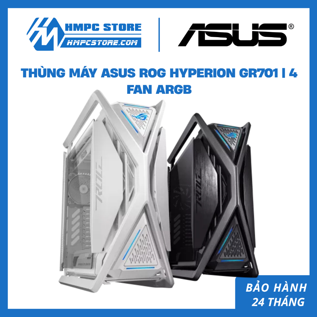 Case - Thùng máy Asus ROG Hyperion GR701 | 4 Fan ARGB