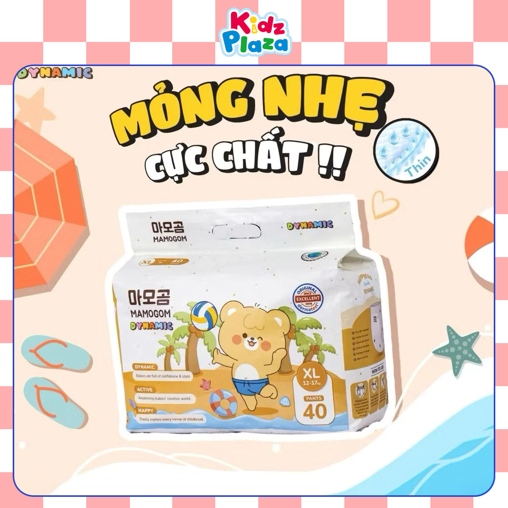 Bỉm Mamogom DYNAMIC/ Mamogom Premmium siêu mềm mỏng (mamogom mẫu mới)