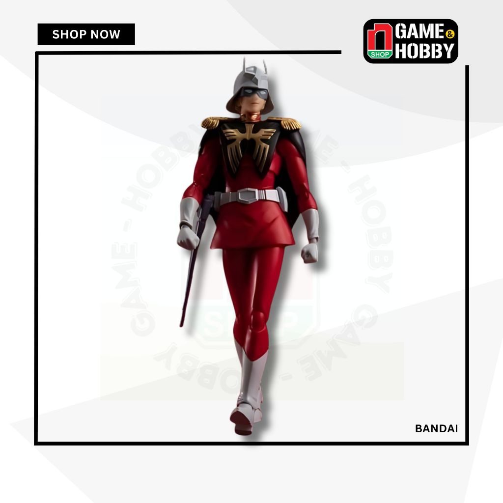S.H.Figuarts Char Aznable - Mobile Suit Gundam - Mô hình chính hãng Bandai Namco
