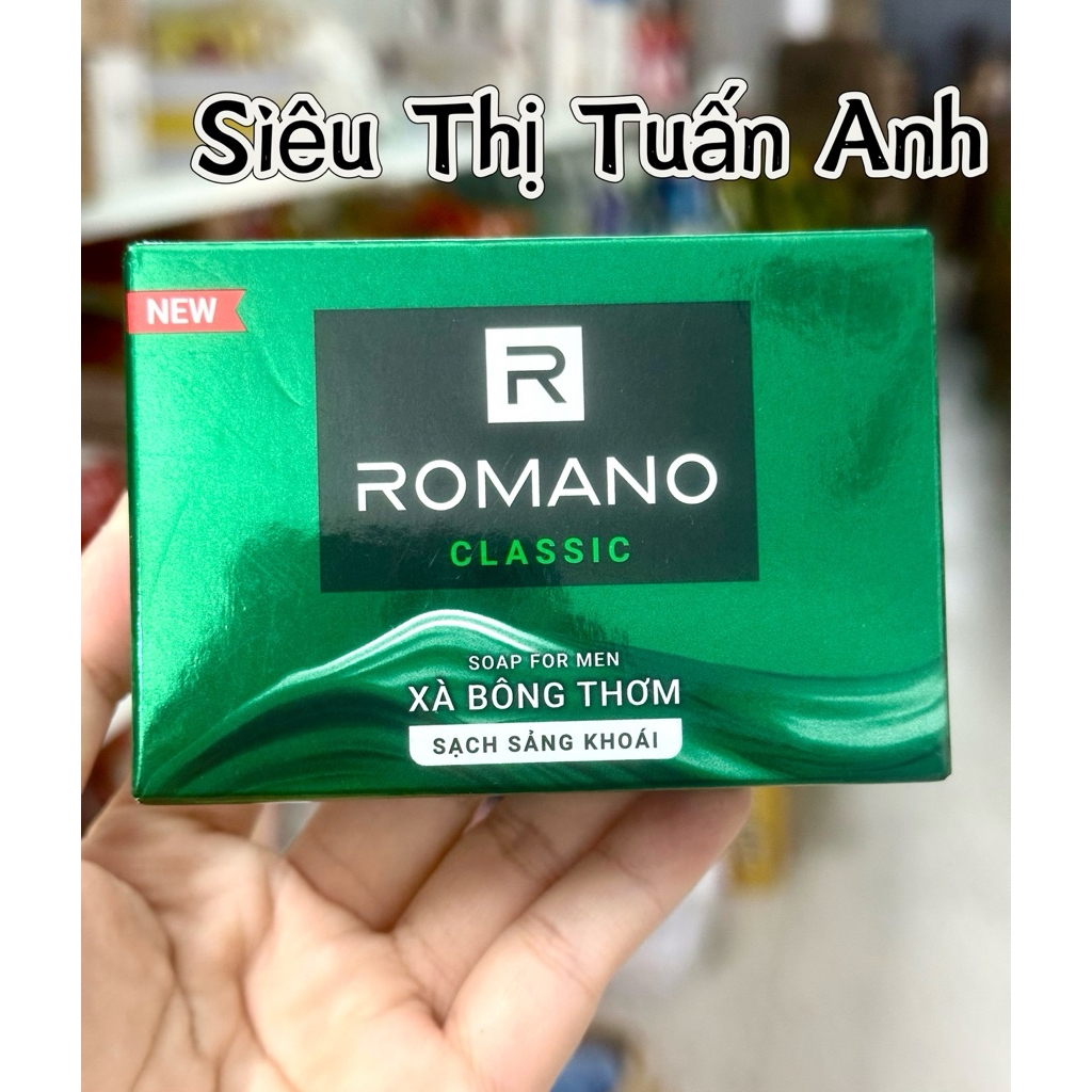 Xà Bông Tắm Romano Xanh 90gr
