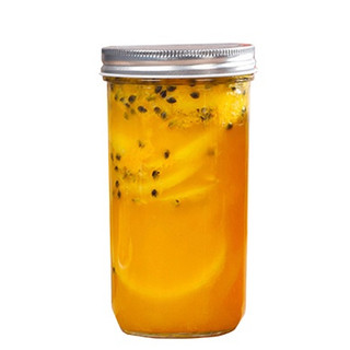 Bình thủy tinh Detox  650ml - Hũ JD650 Thủy tinh miệng rộng  nắp thiếc nắp nhựa chailo170