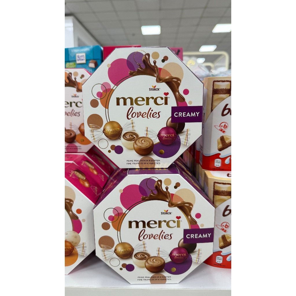 [Quà tết 2026] Kẹo Socola Merci Lovelies Bát Giác 185g – Quà Tặng Ngọt Ngào Cho Các Dịp Lễ
